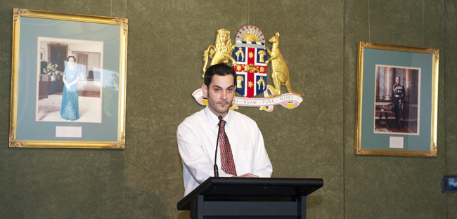 Tal Buenos delivers a momentous speech at NSW Parliament