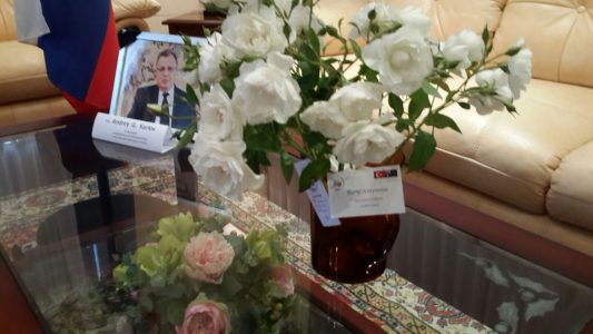 ATAA members visited the Russian consulate in Sydney to pay their respect.